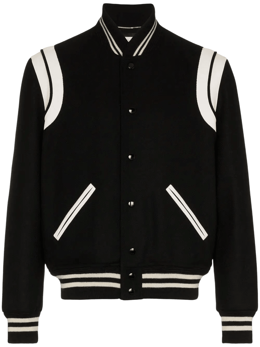 Saint Laurent veste bomber Teddy Noir - Lothaire