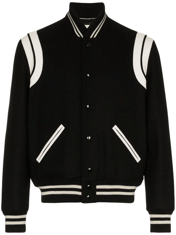 Saint Laurent veste bomber Teddy Noir - Lothaire