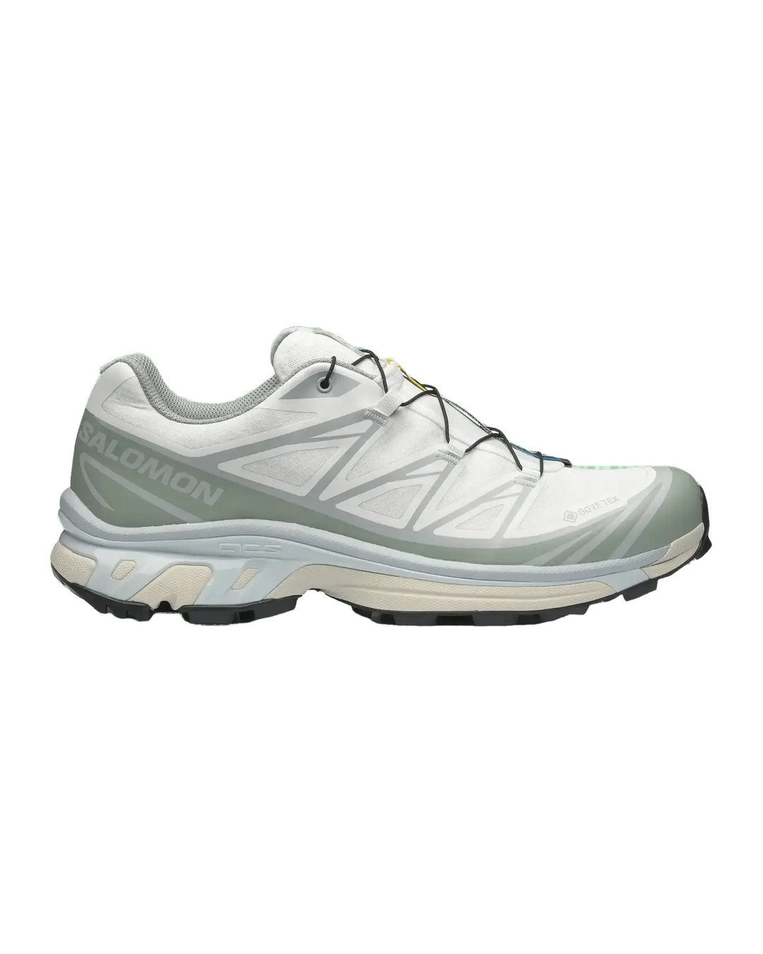 SALOMON - XT - 6 GORE - TEX Unisexe Sneakers Blanc / Vert Milieu - Lothaire