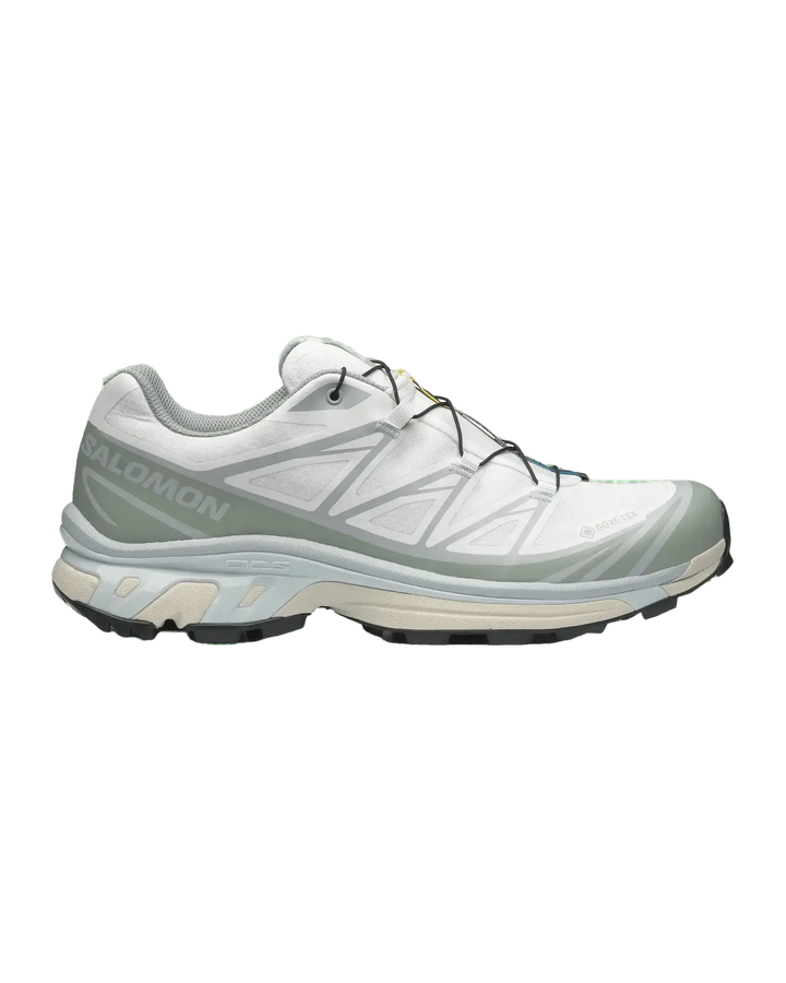 SALOMON - XT - 6 GORE - TEX Unisexe Sneakers Blanc / Vert Milieu - Lothaire