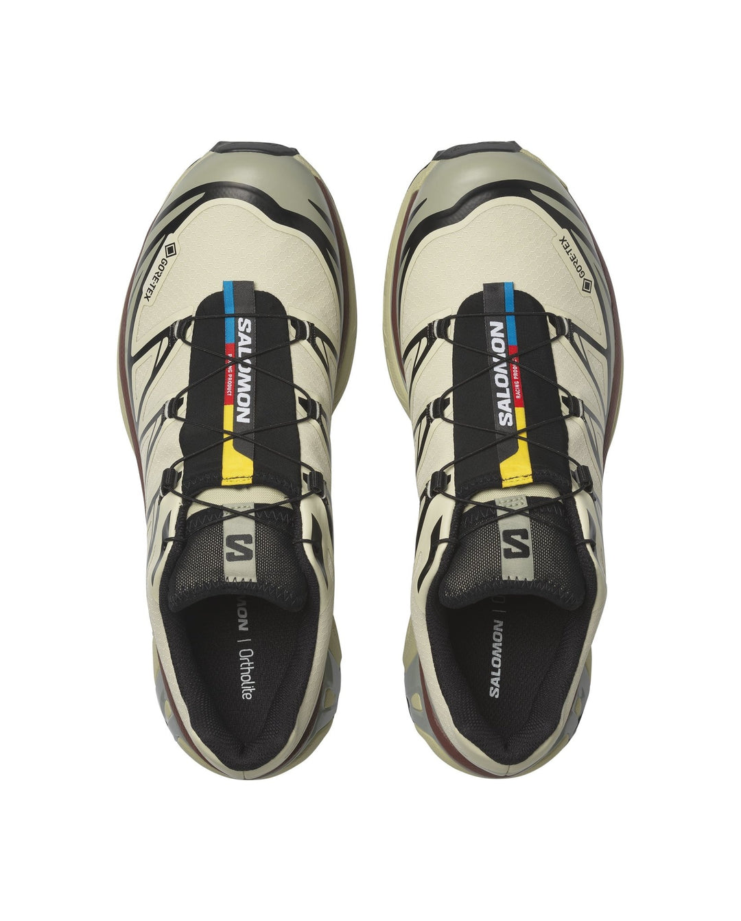 SALOMON - XT - 6 GORE - TEX Unisexe Sneakers Vert Eucalyptus / Sauge Argentée - Lothaire