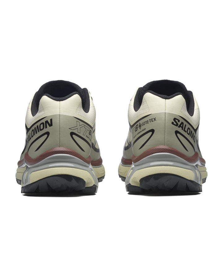 SALOMON - XT - 6 GORE - TEX Unisexe Sneakers Vert Eucalyptus / Sauge Argentée - Lothaire