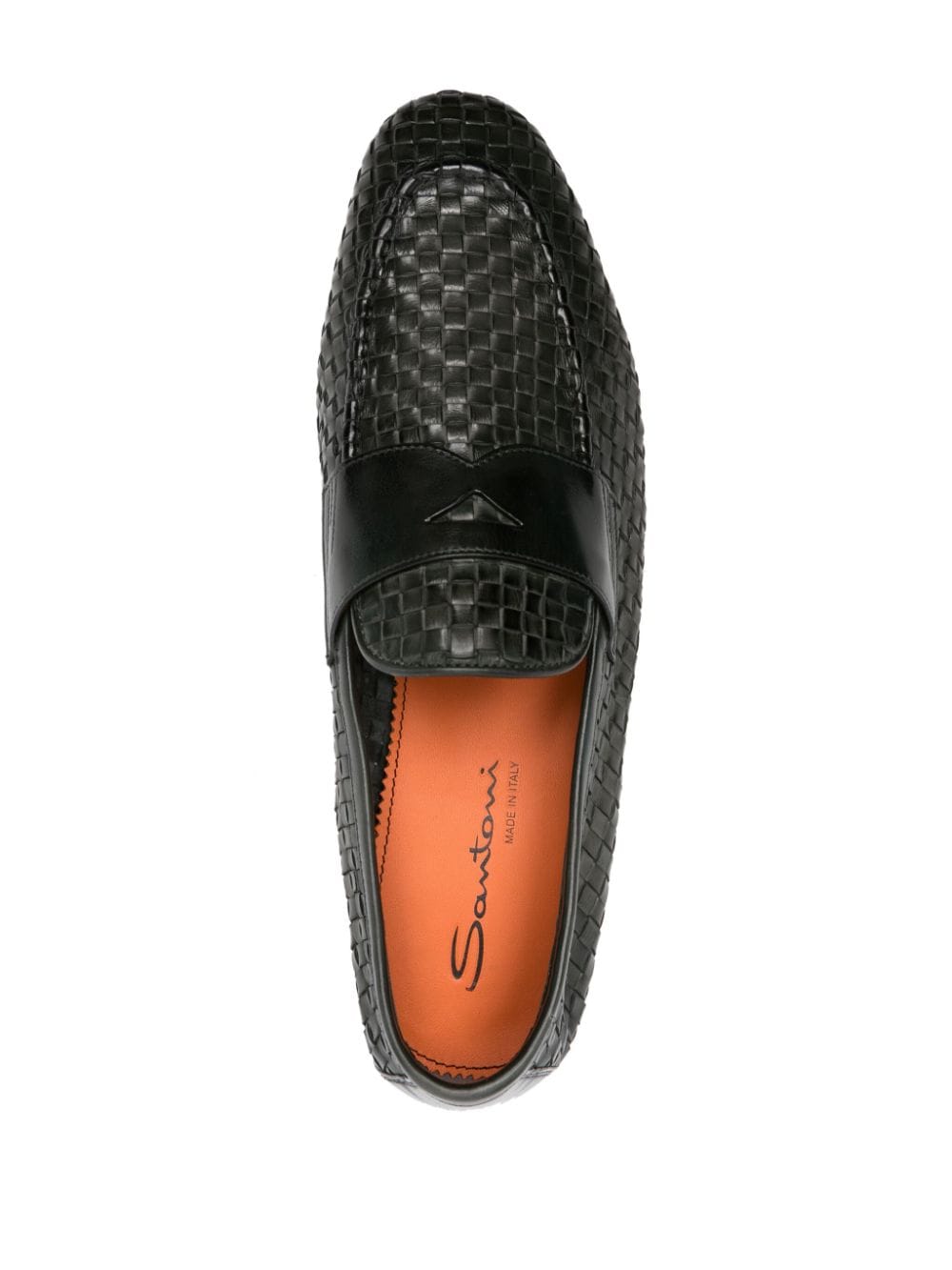 Santoni - Mocassins en cuir tressé - Lothaire