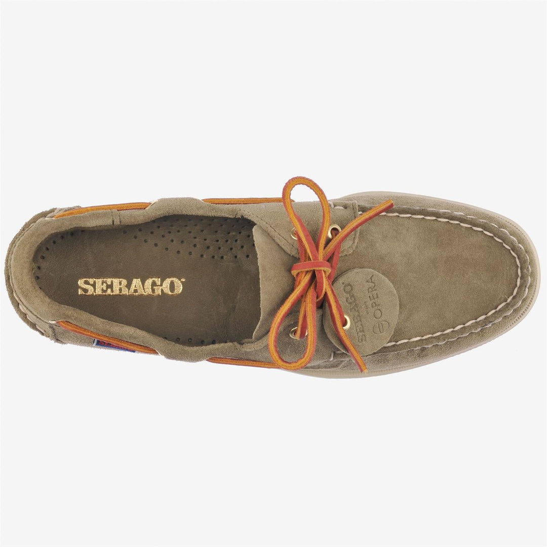 SEBAGO - Chaussures bateau Docksides PORTLAND ARTISAN OX Vert forêt - Lothaire
