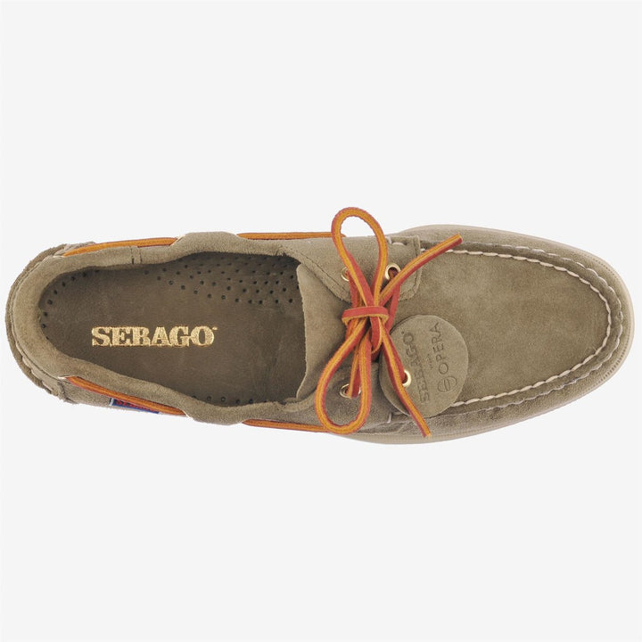 SEBAGO - Chaussures bateau Docksides PORTLAND ARTISAN OX Vert forêt - Lothaire