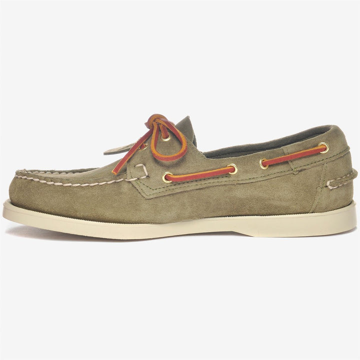 SEBAGO - Chaussures bateau Docksides PORTLAND ARTISAN OX Vert forêt - Lothaire