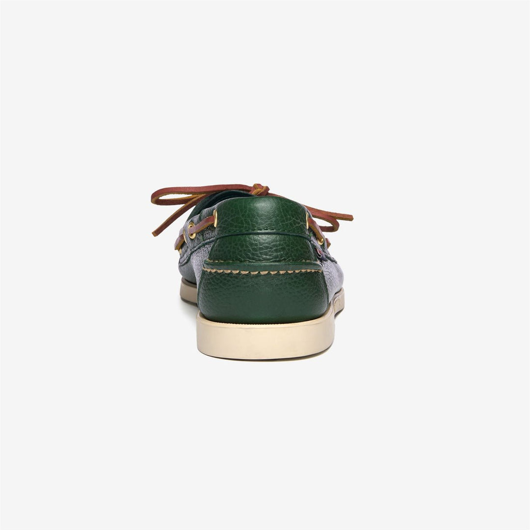 SEBAGO - Chaussures bateau Docksides PORTLAND MARTELLATO Vert - Lothaire