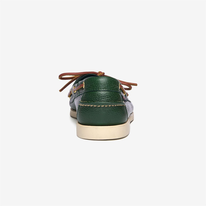 SEBAGO - Chaussures bateau Docksides PORTLAND MARTELLATO Vert - Lothaire