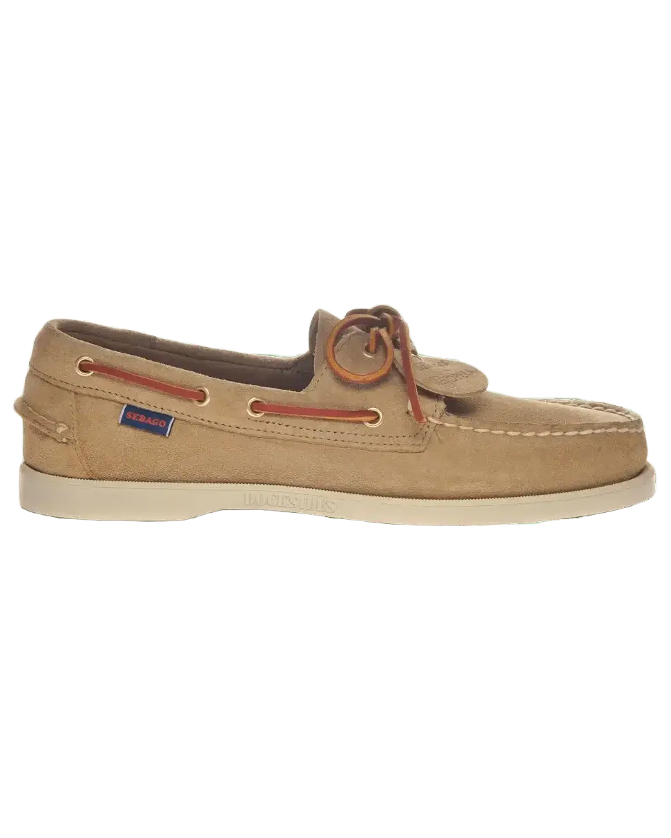 SEBAGO - Chaussures de yachting en daim PORTLAND ARTISAN OX Sughero Beige - Lothaire