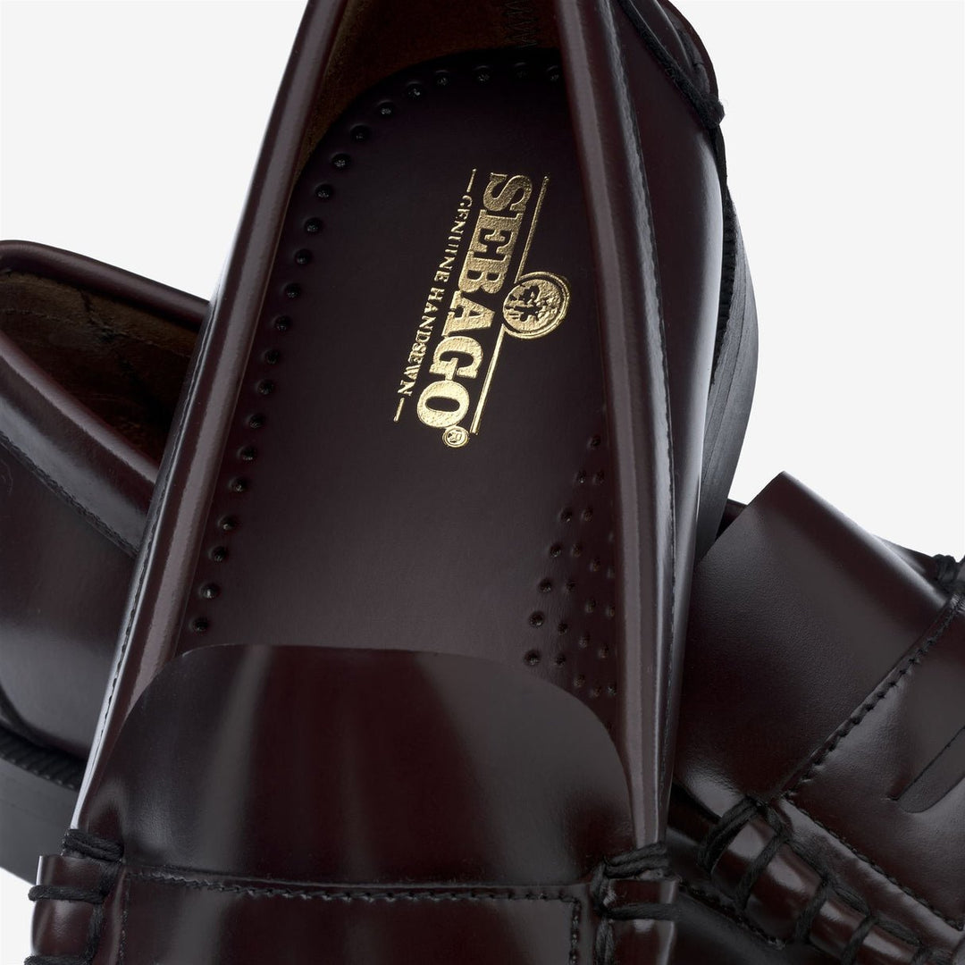 SEBAGO - Classic DAN Mocassins pour homme avec semelle en cuir Marron Bourgogne - Lothaire