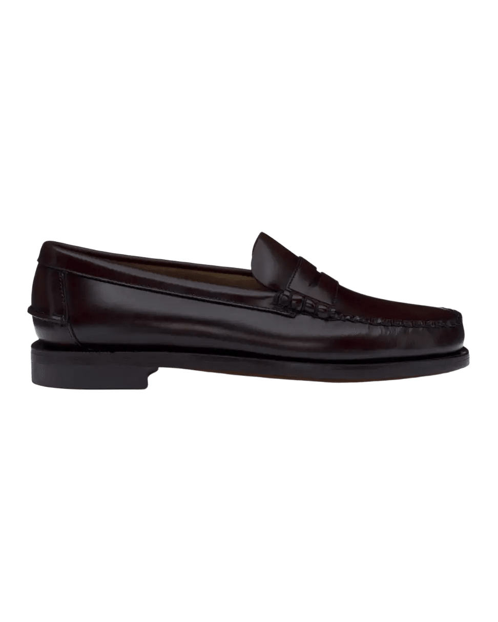 SEBAGO - Classic DAN Mocassins pour homme avec semelle en cuir Marron Bourgogne - Lothaire