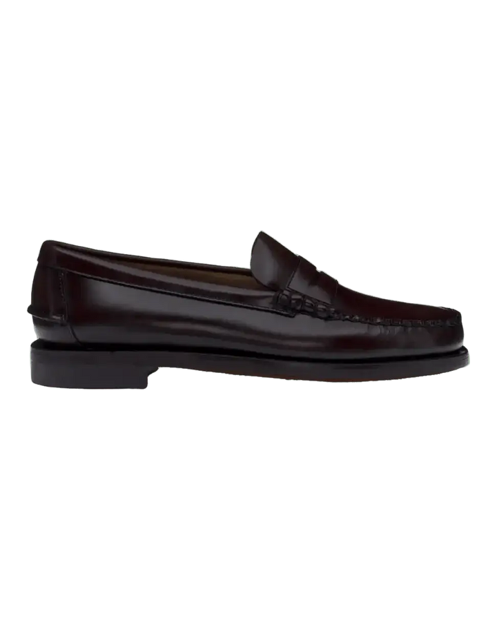 SEBAGO - Classic DAN Mocassins pour homme avec semelle en cuir Marron Bourgogne - Lothaire