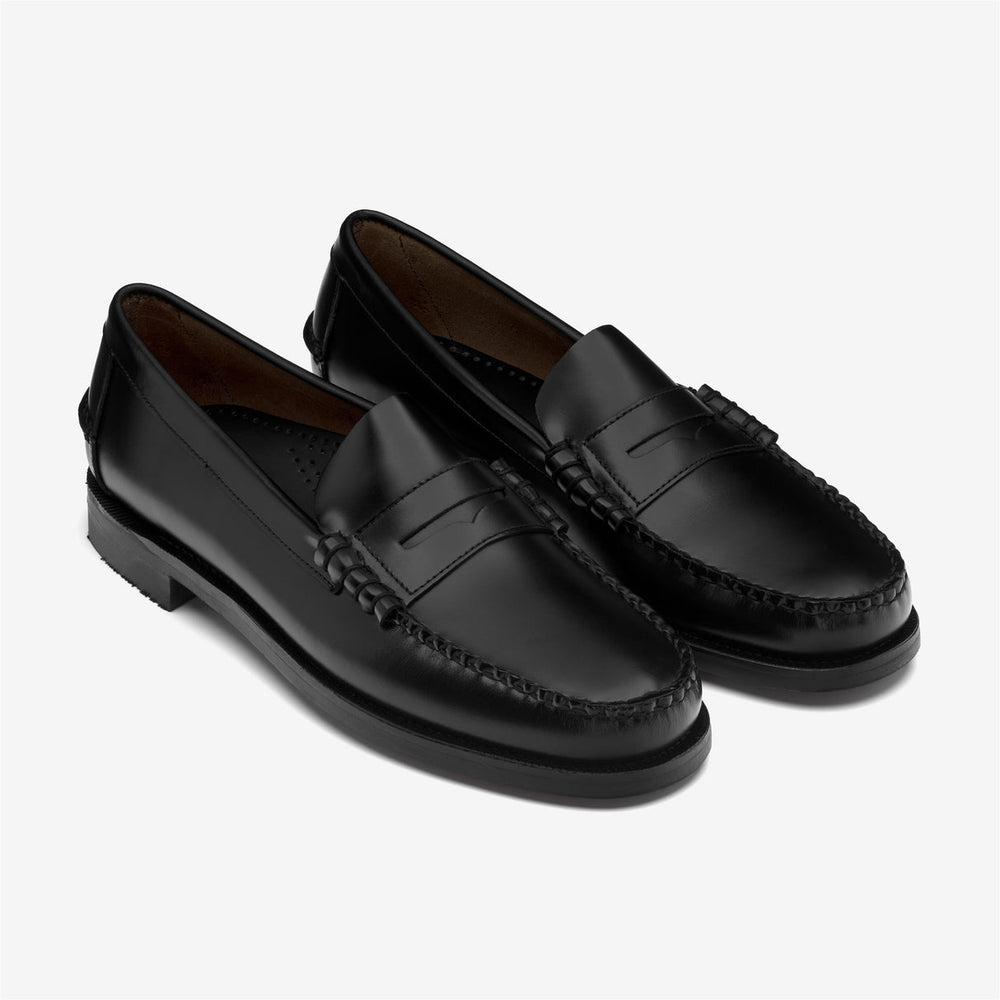 SEBAGO - Classic DAN Mocassins pour homme avec semelle en cuir Noir - Lothaire
