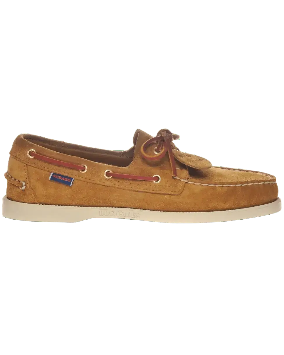 SEBAGO - PORTLAND ARTISAN OX Chaussures bateau Docksides en Daim Jaune curry - Lothaire