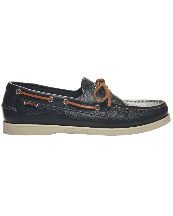 SEBAGO - PORTLAND MARTELLATO Chaussures bateau en cuir Docksides Bleu marine - Lothaire
