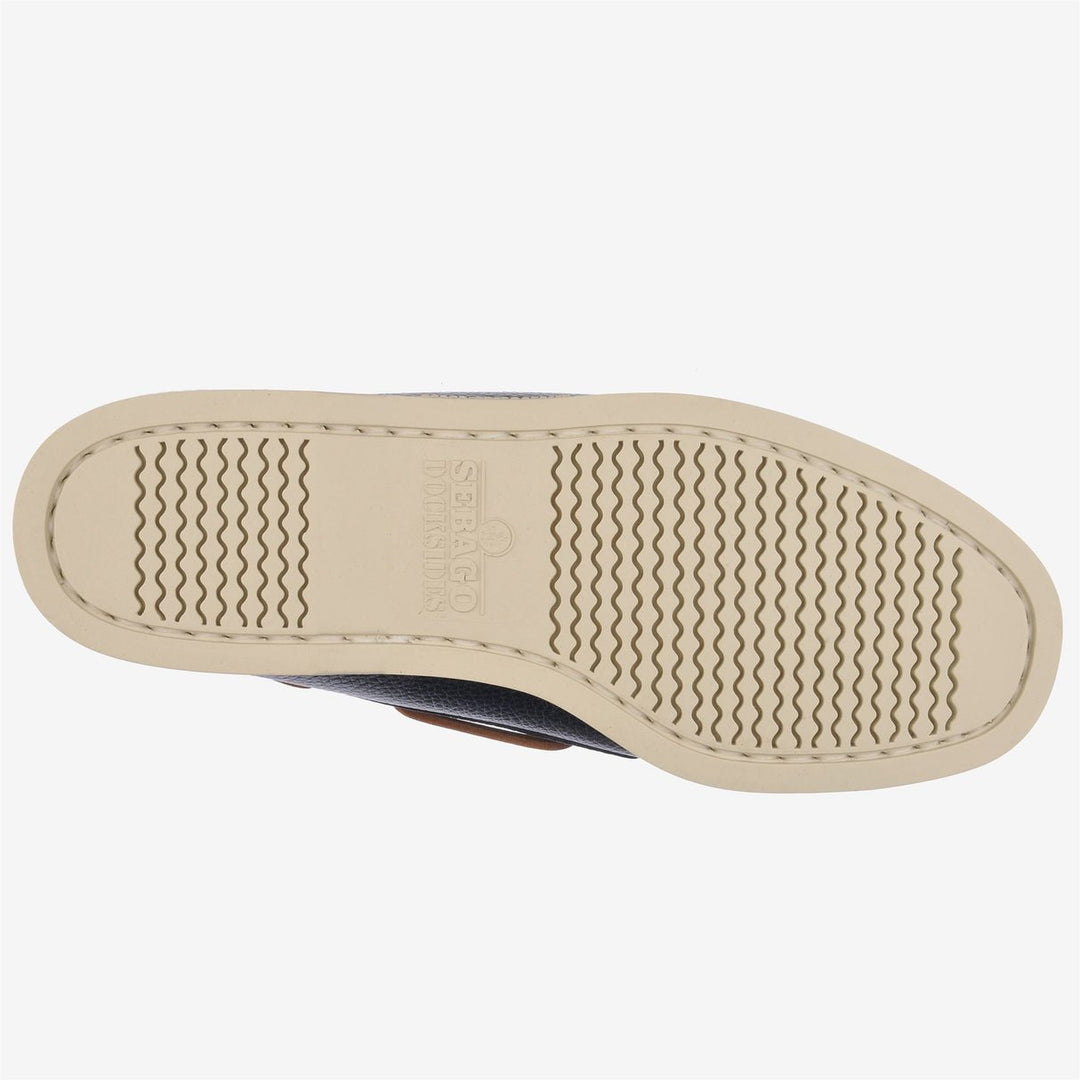 SEBAGO - PORTLAND MARTELLATO Chaussures bateau en cuir Docksides Bleu marine - Lothaire