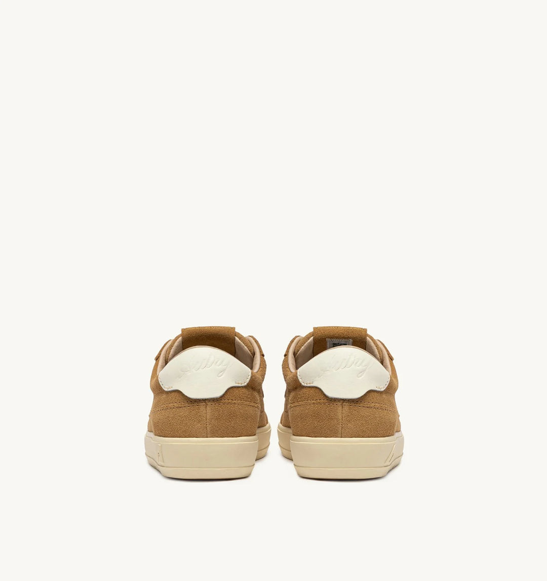 AUTRY - Baskets Windscape Low Daim Marron cuivré / Blanc cassé