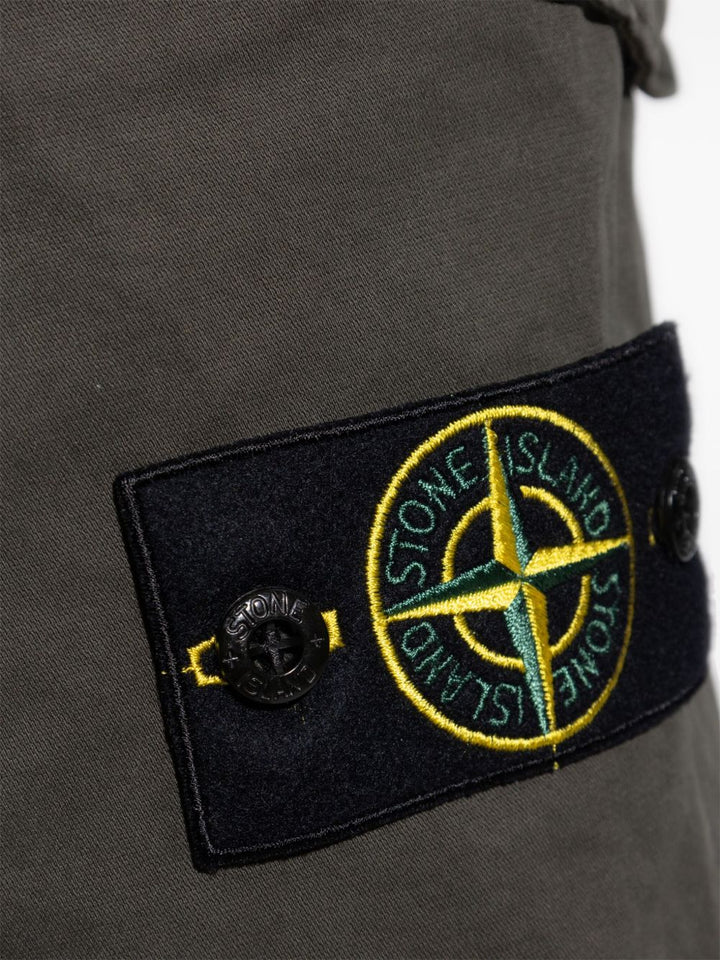 STONE ISLAND - bermuda à patch Compass vert - Lothaire