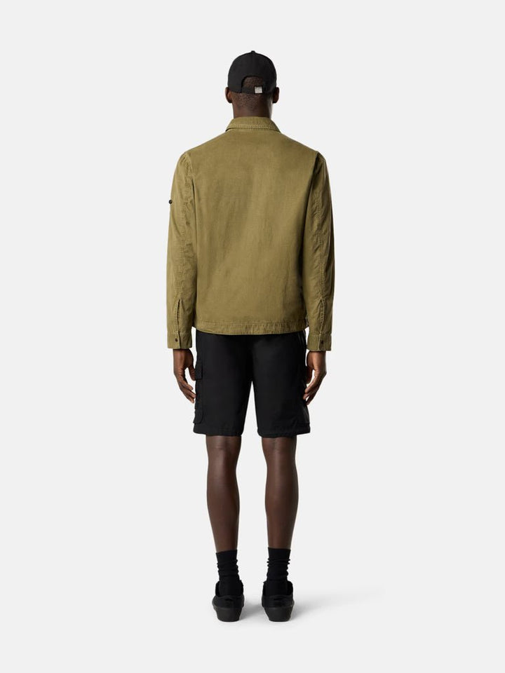 STONE ISLAND - Bermuda cargo coupe classique avec poches zippées Noir - Lothaire