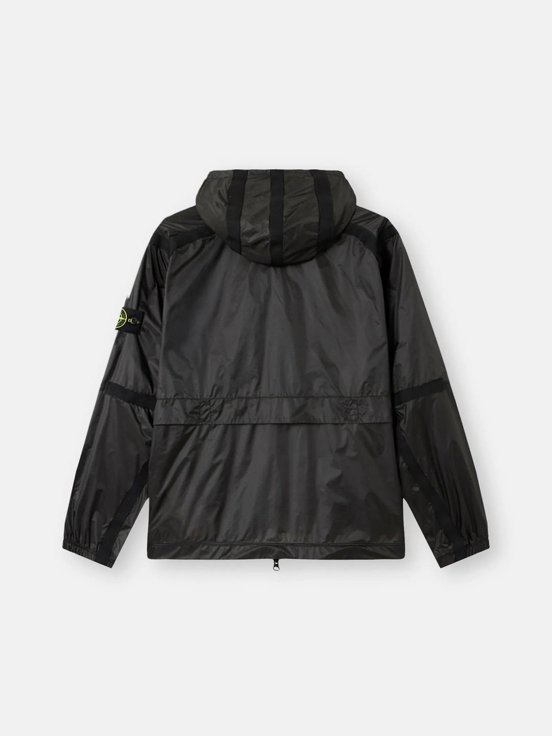 STONE ISLAND - Blouson à capuche léger et déperlant avec détails réfléchissants - Gris plomb - Lothaire