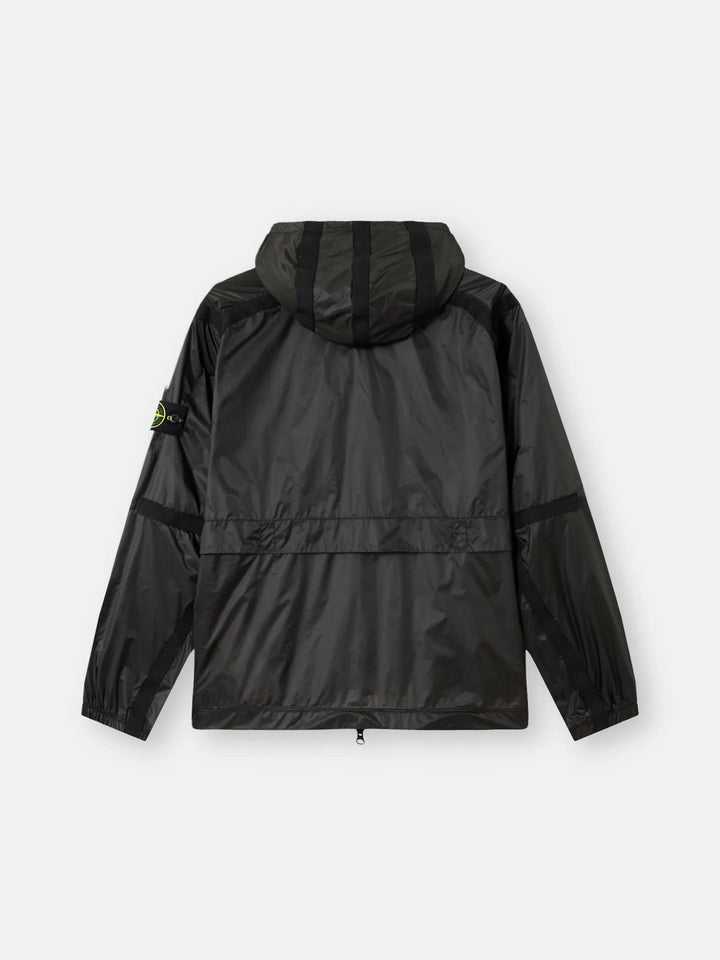 STONE ISLAND - Blouson à capuche léger et déperlant avec détails réfléchissants - Gris plomb - Lothaire
