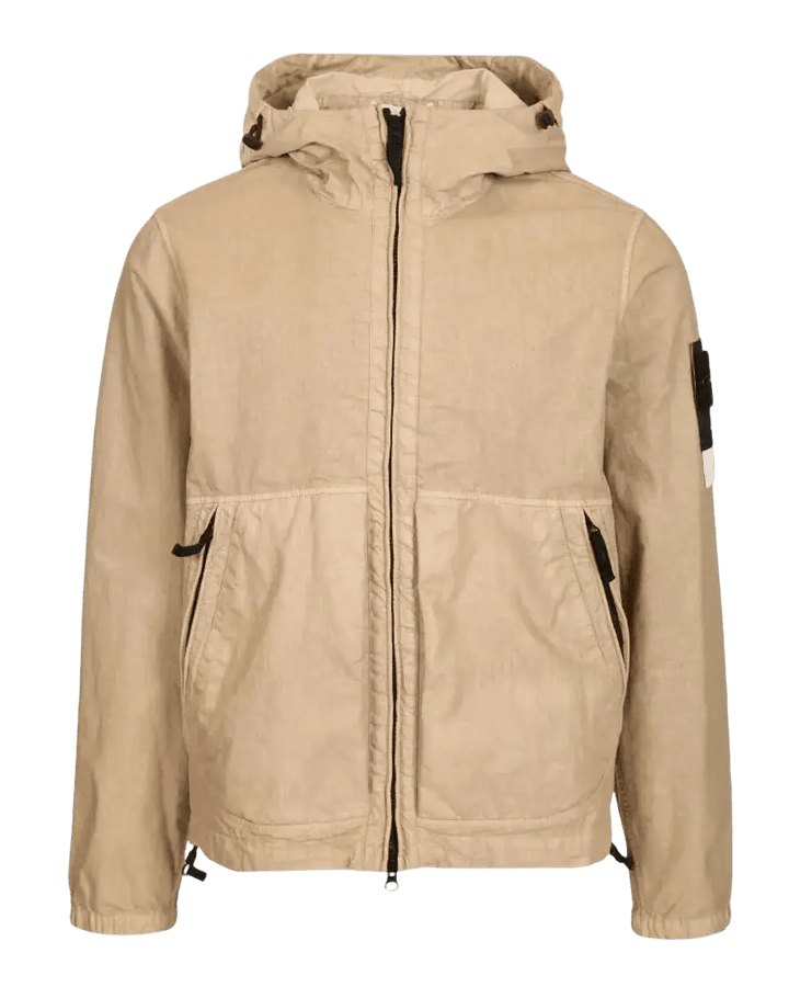 STONE ISLAND - Blousons à Capuche Beige - Lothaire