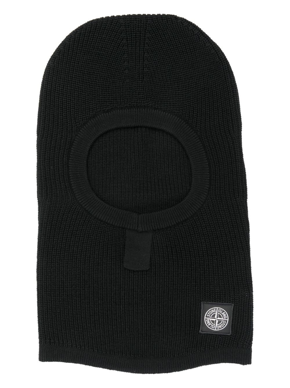 Stone Island - Cagoule en laine vierge à patch Compass noir - Lothaire