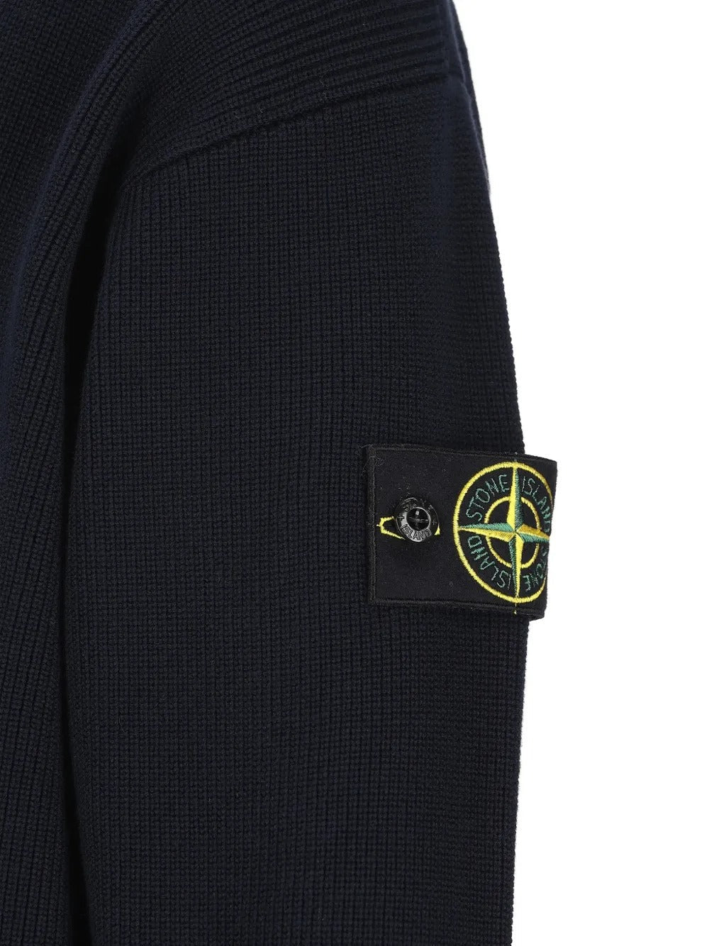 STONE ISLAND - Cardigan à Boutonnière Bleu Marine - Lothaire