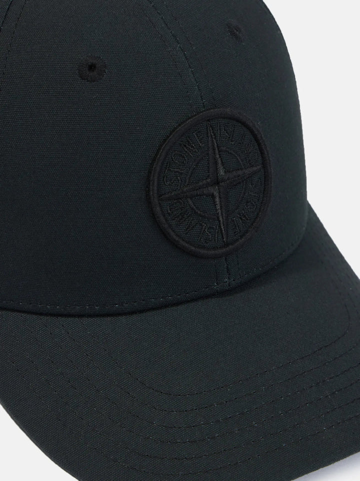 STONE ISLAND - Casquette avec broderie Compass et patte ajustable - Noir - Lothaire