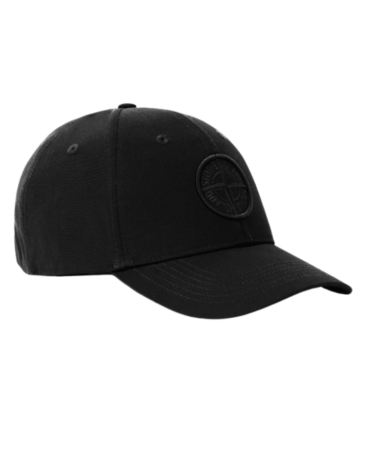 STONE ISLAND - Casquette avec Logo Compass Brodé Noir - Lothaire