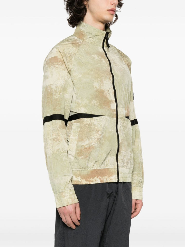 STONE ISLAND DISSOLVING GRID CAMO ON ECONYL® REGENERATED NYLON WITH PRIMALOFT® INSULATION TECHNOLOGY - Lothaire