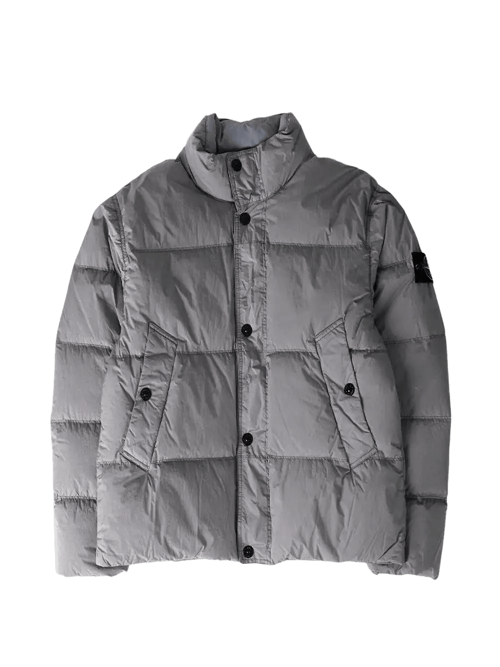 STONE ISLAND - Doudoune à Capuche Seamless Tunnel Gris - Lothaire