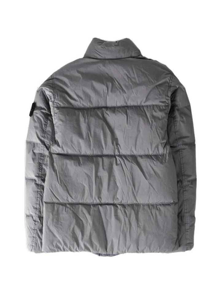 STONE ISLAND - Doudoune à Capuche Seamless Tunnel Gris - Lothaire