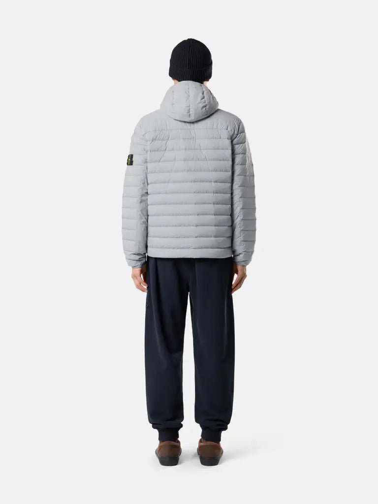STONE ISLAND - Doudoune à Capuche Seamless Tunnel Gris - Lothaire