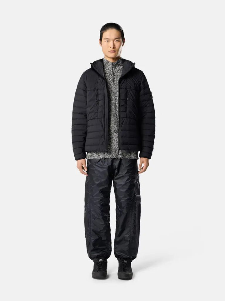 STONE ISLAND - Doudoune à Capuche Seamless Tunnel Noire - Lothaire