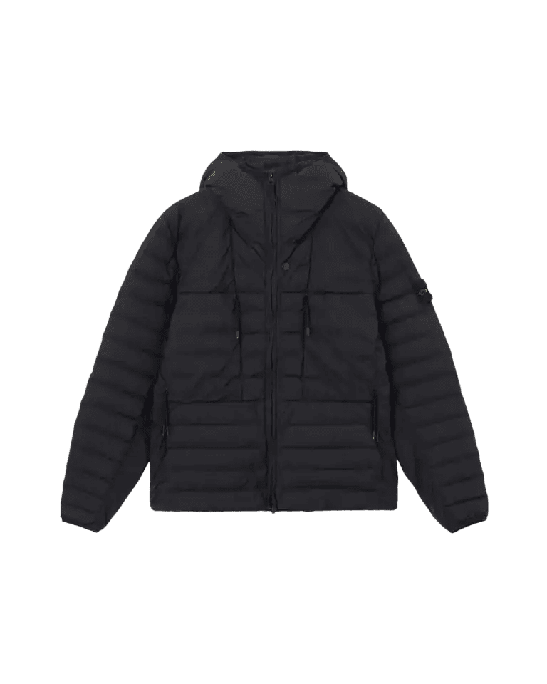 STONE ISLAND - Doudoune à Capuche Seamless Tunnel Noire - Lothaire