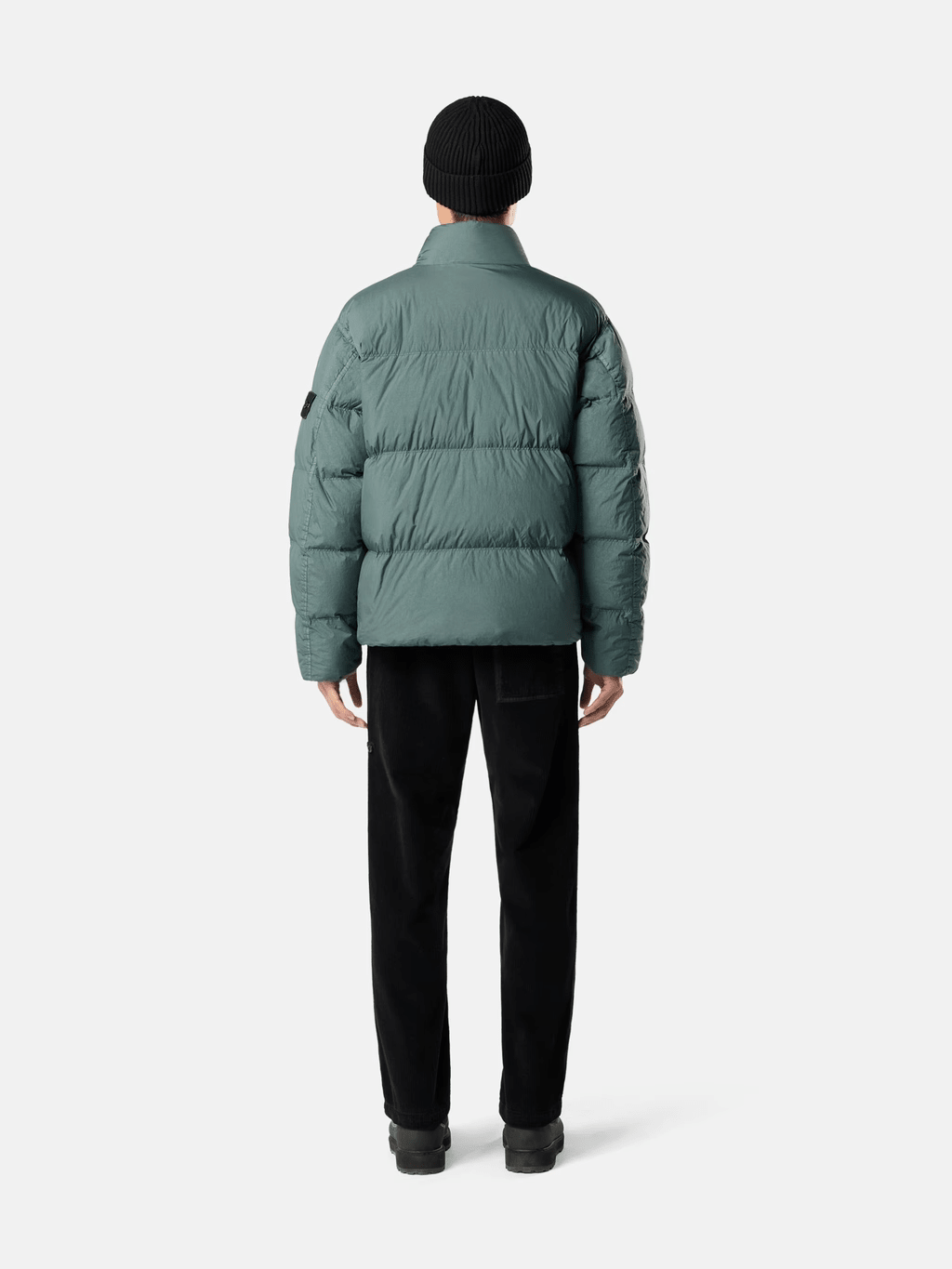 STONE ISLAND - Doudoune Crinkle Reps NY Vert océan - Lothaire