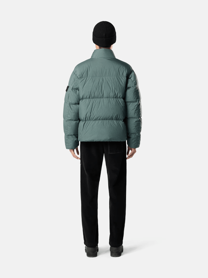 STONE ISLAND - Doudoune Crinkle Reps NY Vert océan - Lothaire