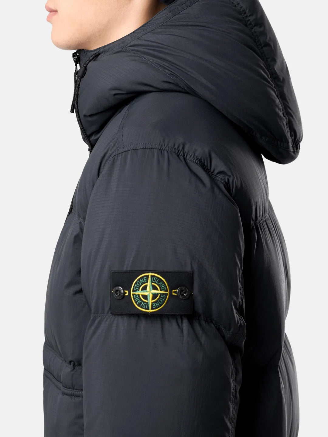 STONE ISLAND - Doudoune Matt Ripstop Cordura Advanced Fabrics Noir - Lothaire
