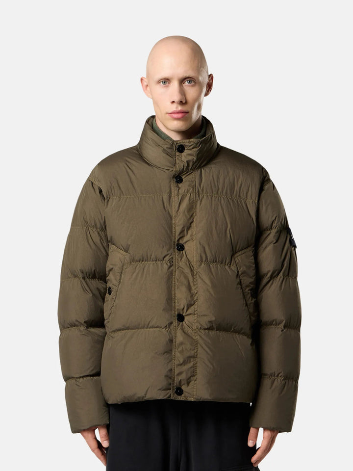 STONE ISLAND - Doudoune résistante au vent Vert - Lothaire