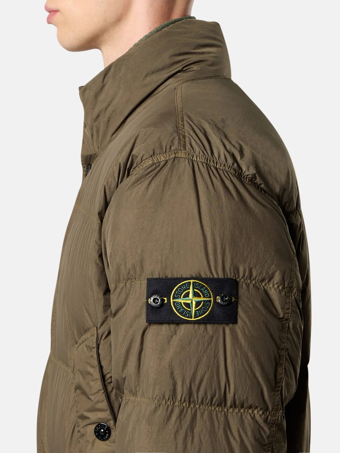 STONE ISLAND - Doudoune résistante au vent Vert - Lothaire