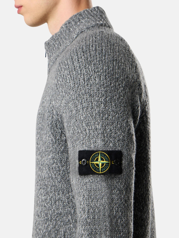 STONE ISLAND - Full 5100051 FANCY YARN MOULINÉ WOOL Gris ciment - Lothaire