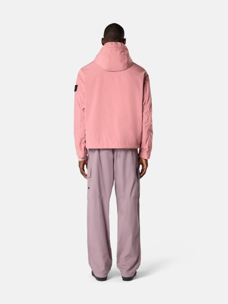 STONE ISLAND - Hooded jacket with anti - drop Rose Laurier - Lothaire