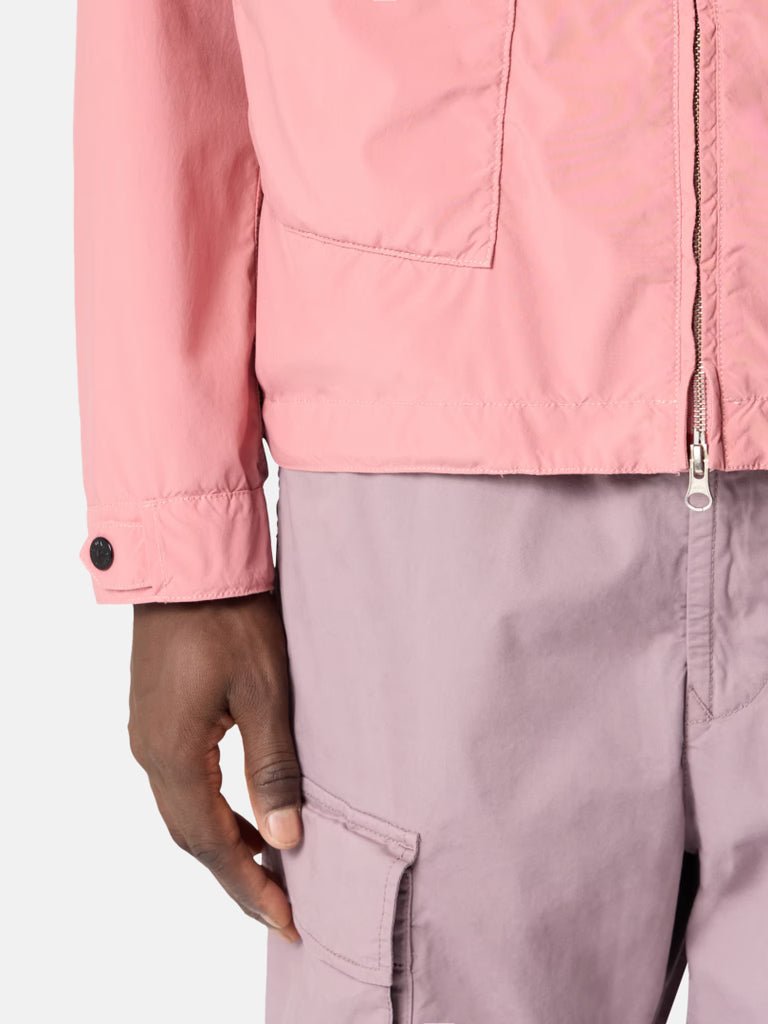 STONE ISLAND - Hooded jacket with anti - drop Rose Laurier - Lothaire