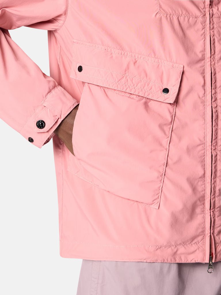 STONE ISLAND - Hooded jacket with anti - drop Rose Laurier - Lothaire