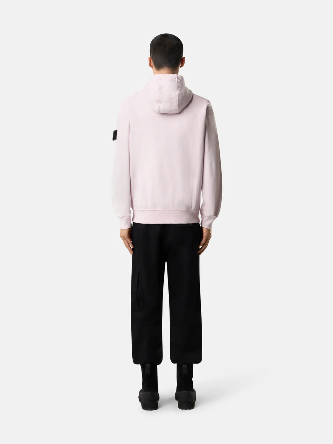 STONE ISLAND - Hoodie 6100062 ORGANIC COTTON FLEECE Rose - Lothaire