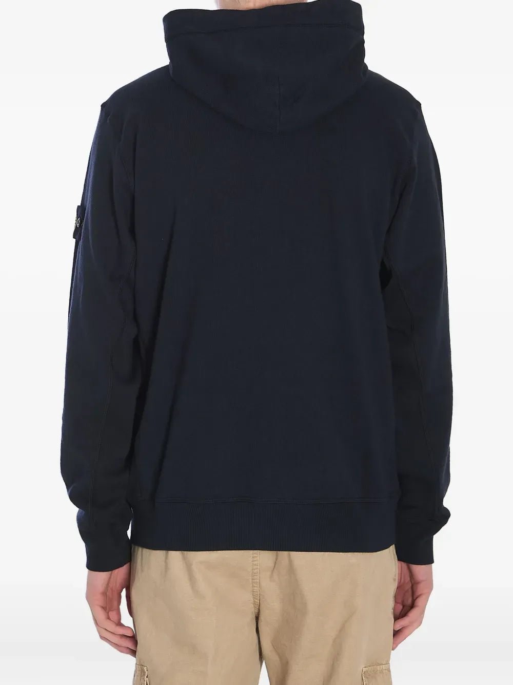 STONE ISLAND - Hoodie à fermeture zippée bleu marine - Lothaire