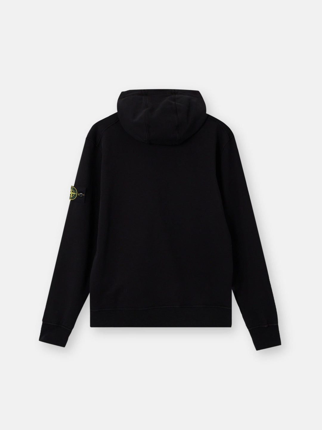 STONE ISLAND - Hoodie Organic Cotton Fleece Noir - Lothaire