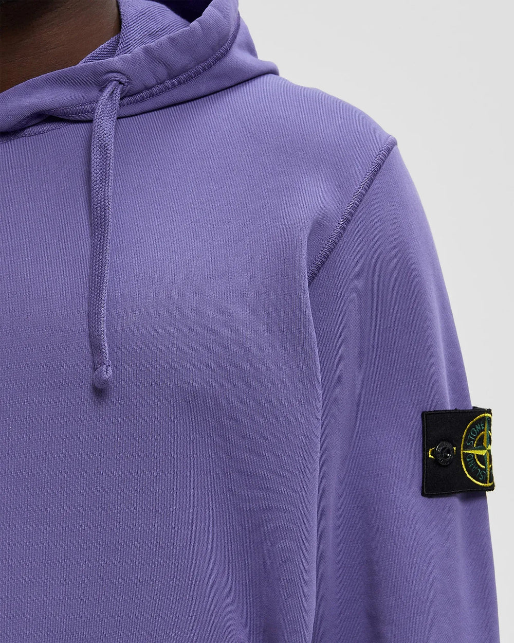 STONE ISLAND - Hoodie Organic Cotton Fleece Violet - Lothaire