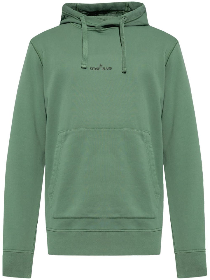 STONE ISLAND - Hoodie vert - Lothaire